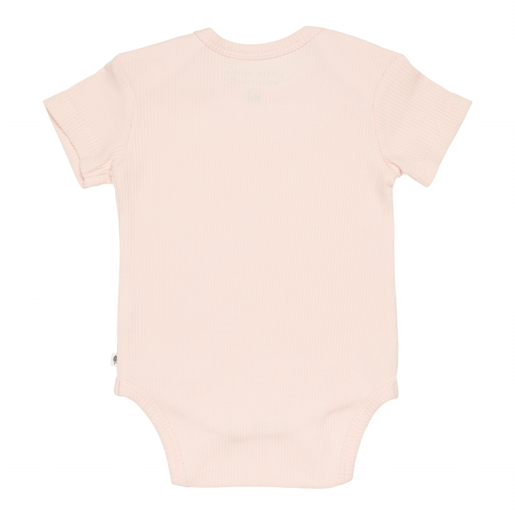 Bodysuit short sleeves – pink back
