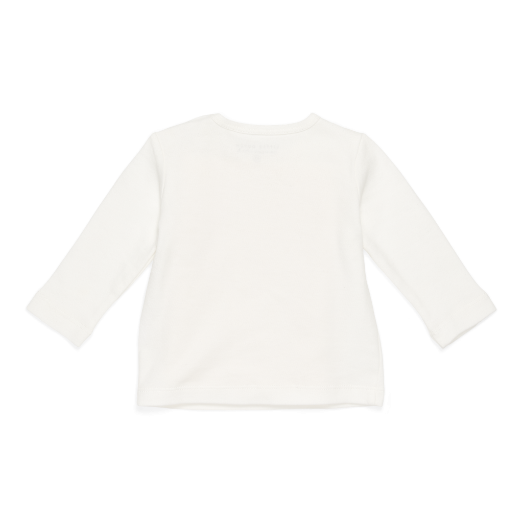 T-shirt Long sleeves – Goose – off white – back