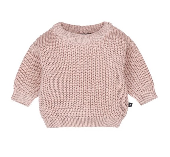 Knitted sweater – rose Babystyling