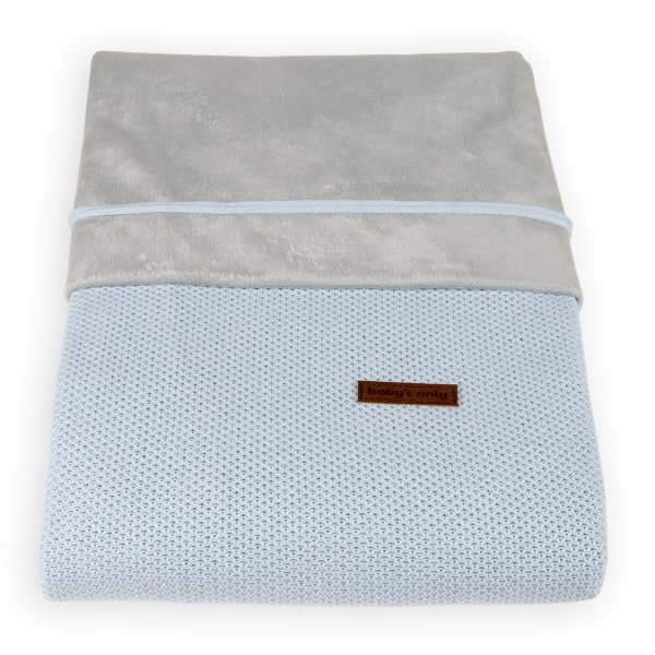 Dekbedovertrek / dekenhoes Classic Poederblauw Baby's Only