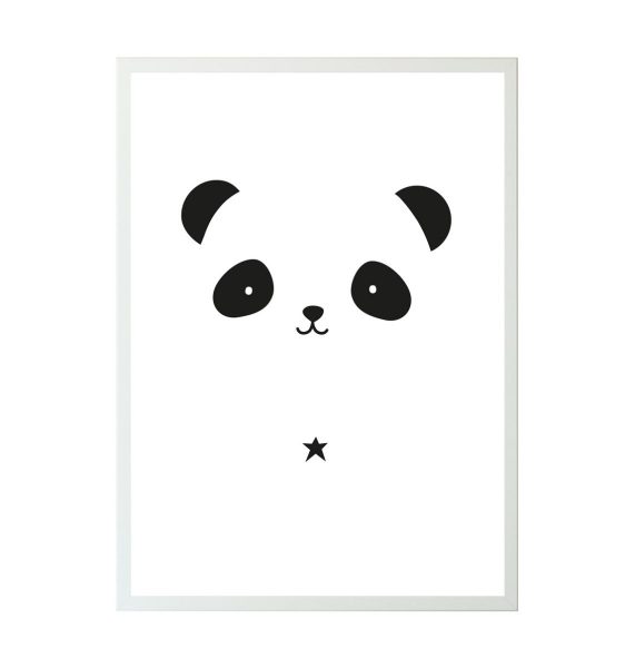 Poster panda A  Little Lovely Company