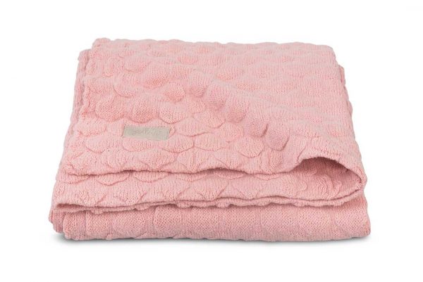 Deken Fancy knit blush pink Jollein