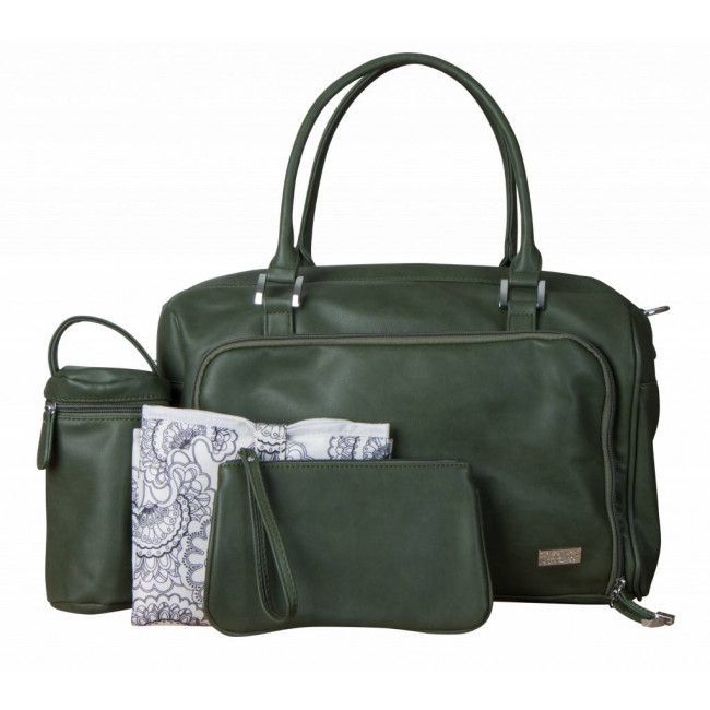 isoki-luiertas-double-zip-satchel-khaki-legergroen (1)