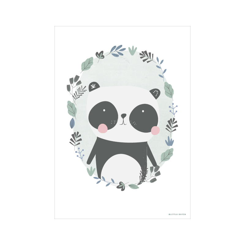 PW10110310 – Poster – Panda – mint – side 2