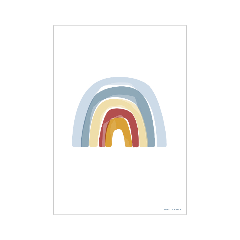 PW10320040 – Poster Rainbow Alphabet – blue – side 1