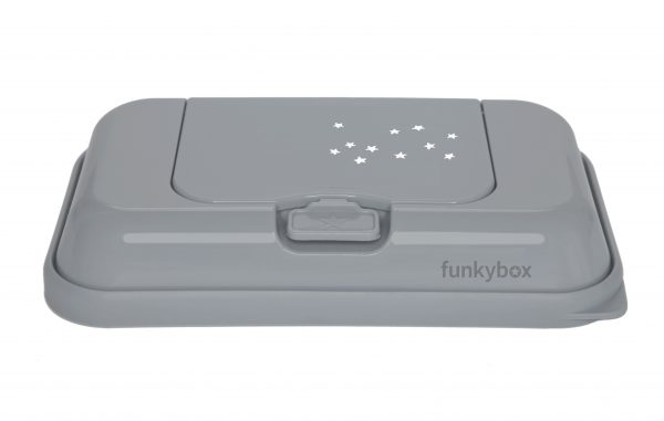 Billendoekjesbox to go Sterretjes grijs Funky Box