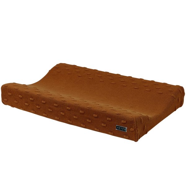 Aankleedkussenhoes Silverline Knots camel Meyco B Boo