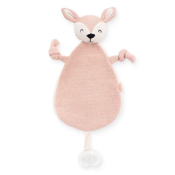 Knuffeldoekje Deer pale pink Jollein