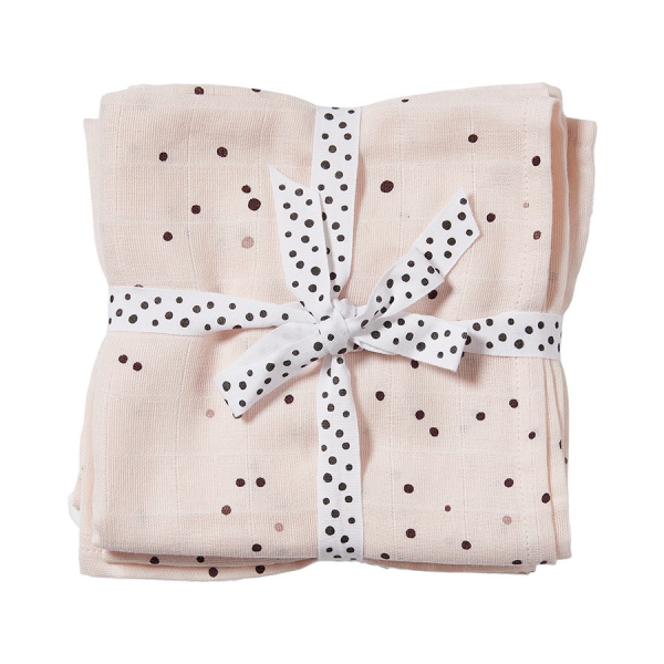 Burp Cloth Dreamy dots powder Done by deer