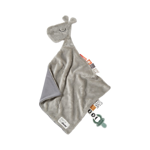 Raffi comfort knuffeldoek/speendoek grey Done by deer