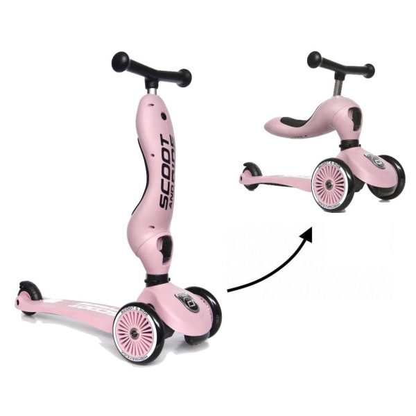 Scoot & Ride Step Highwaykick 1 – Rose 2 in 1 Scoot & Ride
