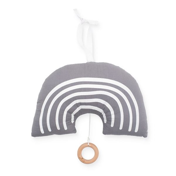 Muziekdoosje Rainbow Grey Jollein