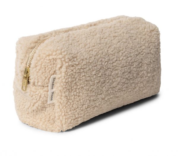 Chunky teddy ecru Pouch Studio Noos