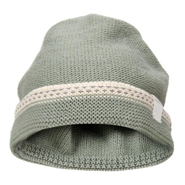 Baby mutsje Nanuk shadow green Koeka