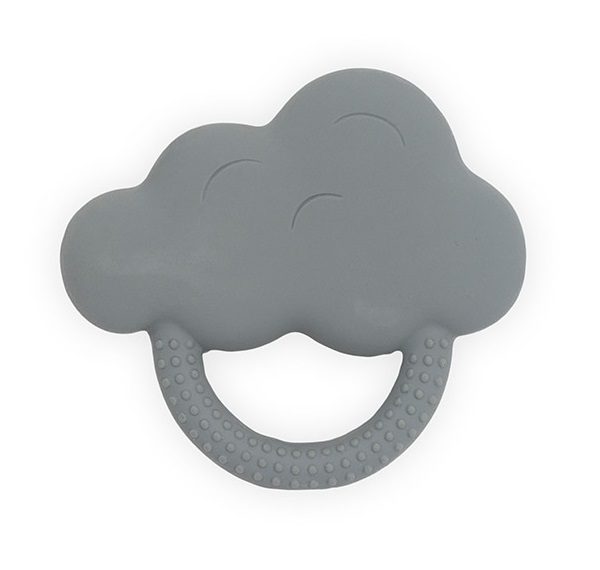 Bijtring rubber Cloud storm grey Jollein