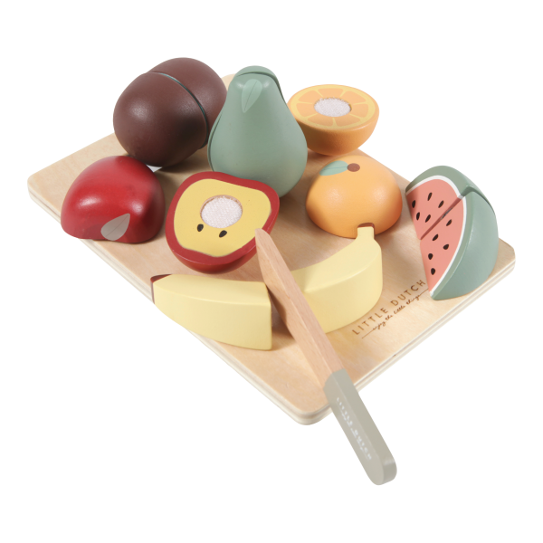 Houten snijset Fruit Little Dutch