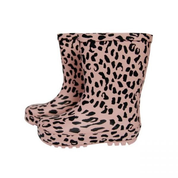 Rain boots pink leopard van Pauline