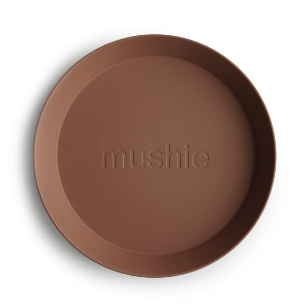 Mushie Bord rond (set van 2) – Caramel Mushie