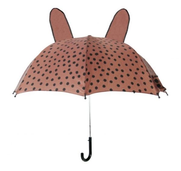 Paraplu Umbrella Brownpink Dots van Pauline