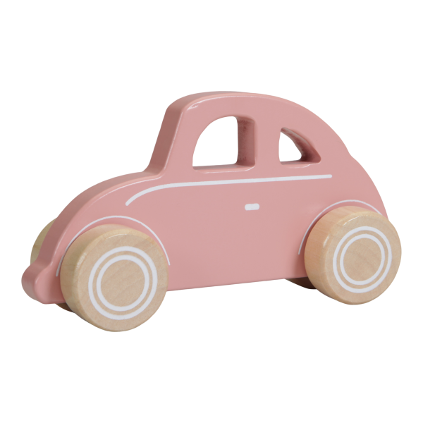 Houten Auto Roze Little Dutch