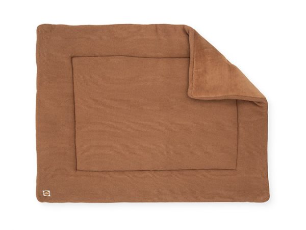 Boxkleed 80x100cm Basic Knit Caramel Jollein