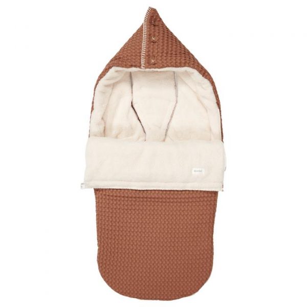 Buggy voetenzak wafel teddy Oslo Hazel / pebble - Villa Uk