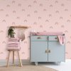 86050 – Wallpaper – Little Rainbows Pink (2)