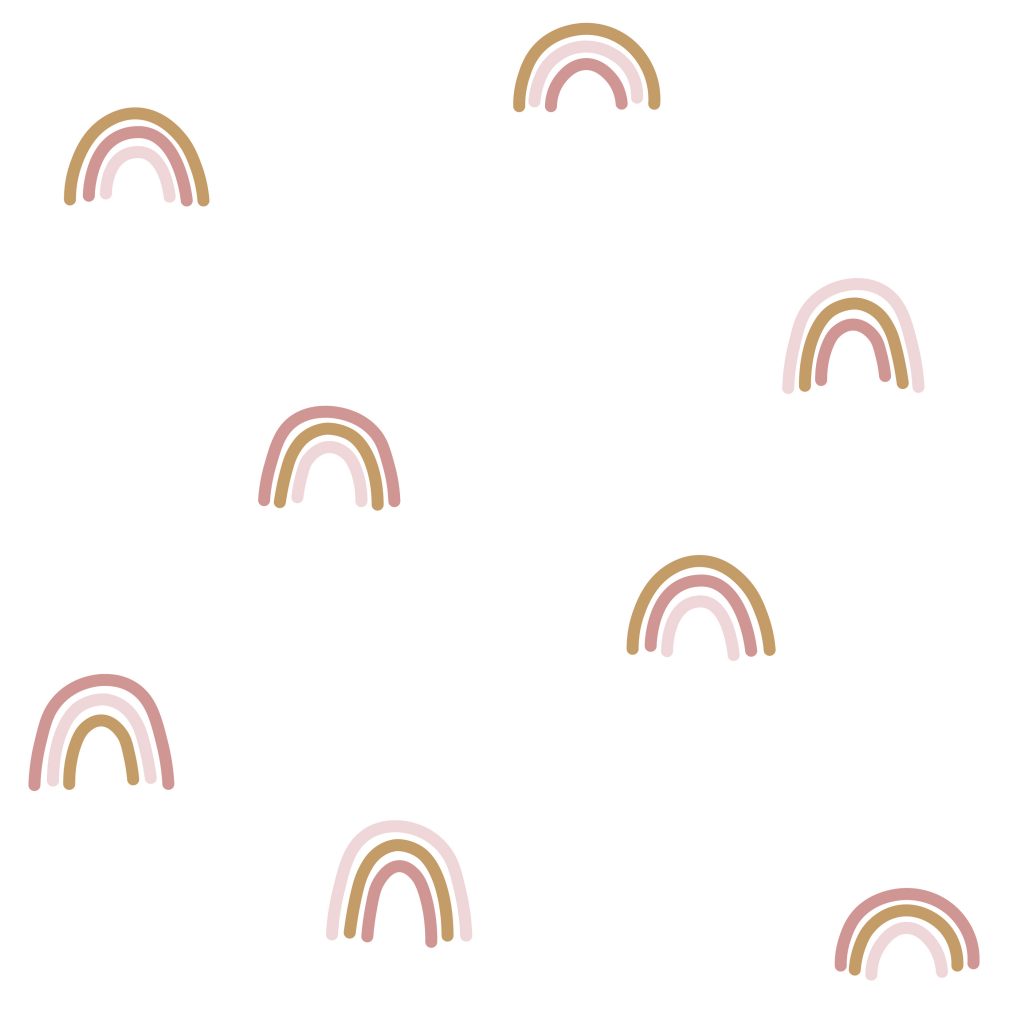 86090 – Wallpaper – Little Rainbows White (2)