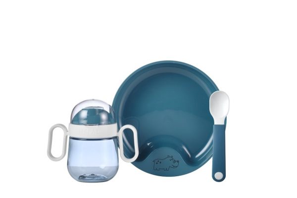 Babyservies Mio 3-delig – deep blue Mepal