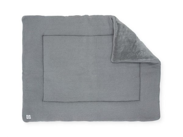 Boxkleed 80x100cm Basic Knit Stone Grey Jollein