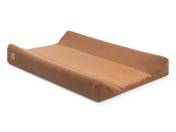 Waskussenhoes 50x70cm Basic Knit Caramel Jollein