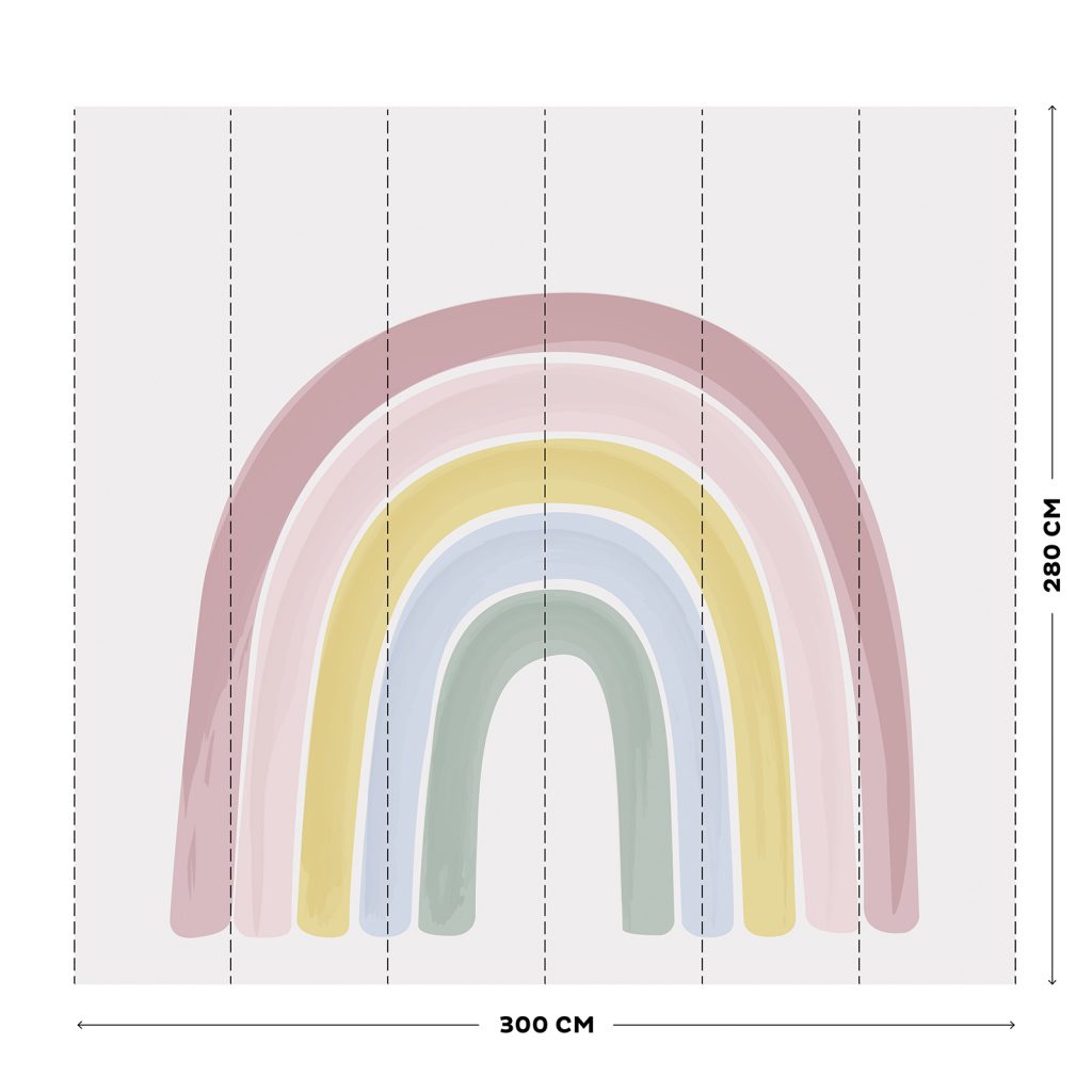 8605 – Wallpaper – Rainbow Pink (4)