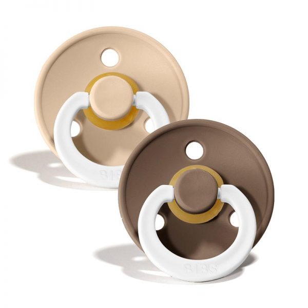 Bibs speenset Glow in the Dark 618 maanden Vanilla/Dark Oak Villa Uk