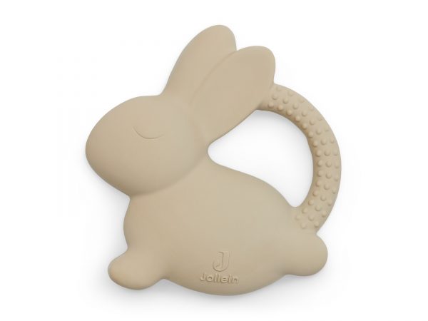 Bijtring rubber Bunny Nougat Jollein