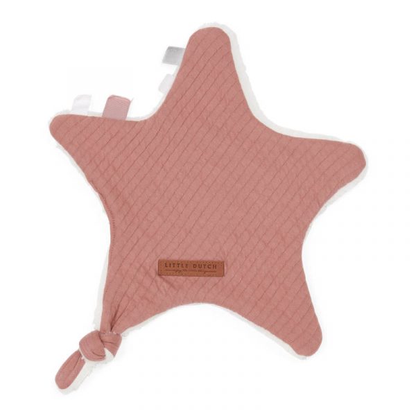 Knuffeldoek ster Pure Pink Blush Little Dutch