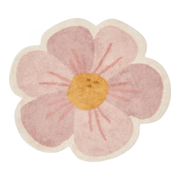 Vloerkleed Flower – 110 cm Little Dutch