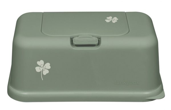 Billendoekjesbox Peachy Pine Green Lucky Clover Funky Box