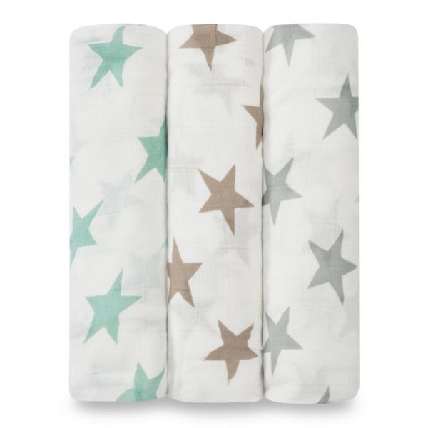 Bamboo Swaddle 3 pack Milky Way Aden + Anais