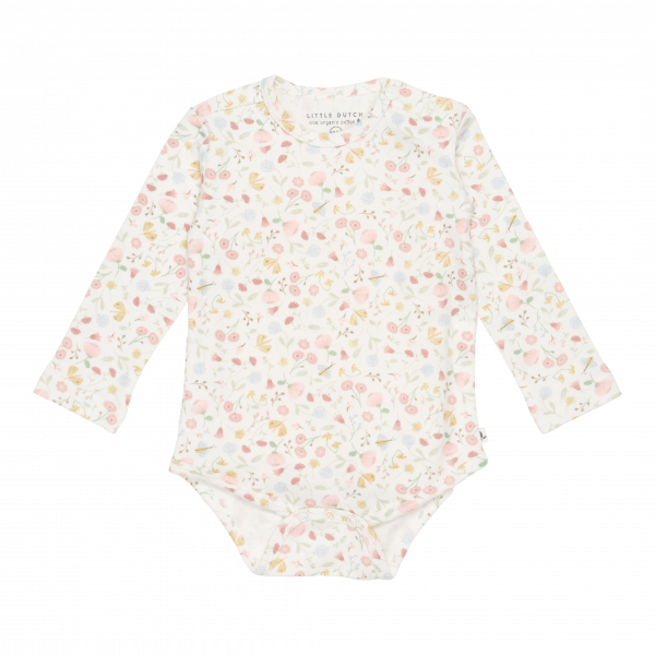 Romper lange mouw Flowers & Butterflies Little Dutch 