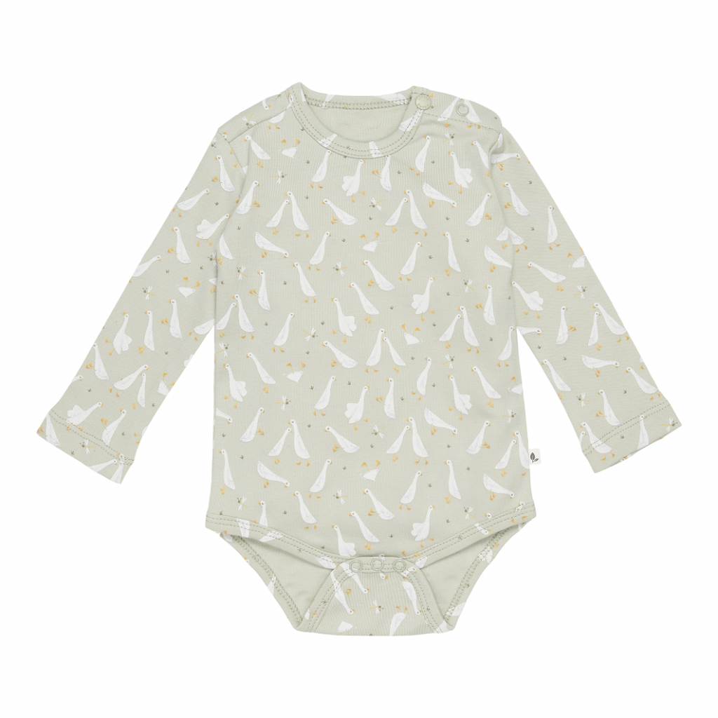 Bodysuit Long sleeves – Little Goose – olive