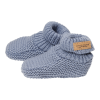 Knitted baby shoes – blue