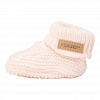 Knitted baby shoes – pink (2)