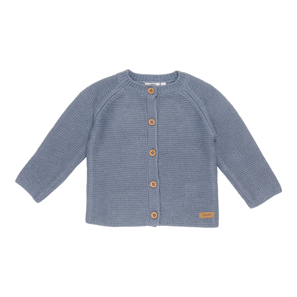 Knitted cardigan – blue