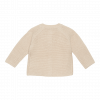 Knitted cardigan – sand – back