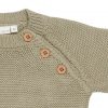 Onepiece suit knitted – olive – detail