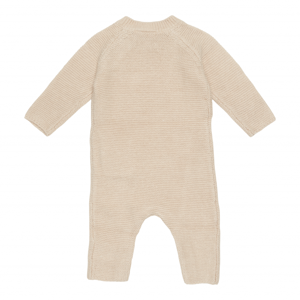 Onepiece suit knitted – sand – back