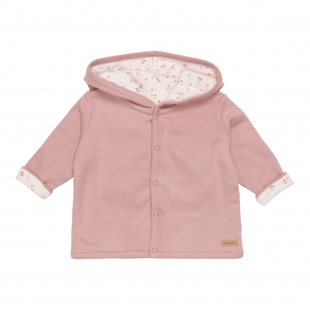 Reversible Jacket – Pink Little Flowers (2)