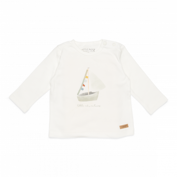 Shirt lange mouw Sailboat White Adventures Little Dutch 