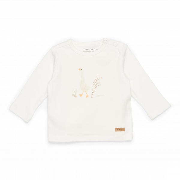 Shirt lange mouw Little Goose Walking White Little Dutch 