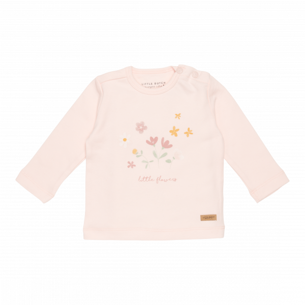 Shirt lange mouw  Flowers Pink Little Dutch 